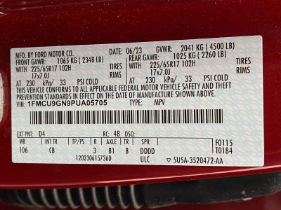 2023 Ford Escape Active AWD