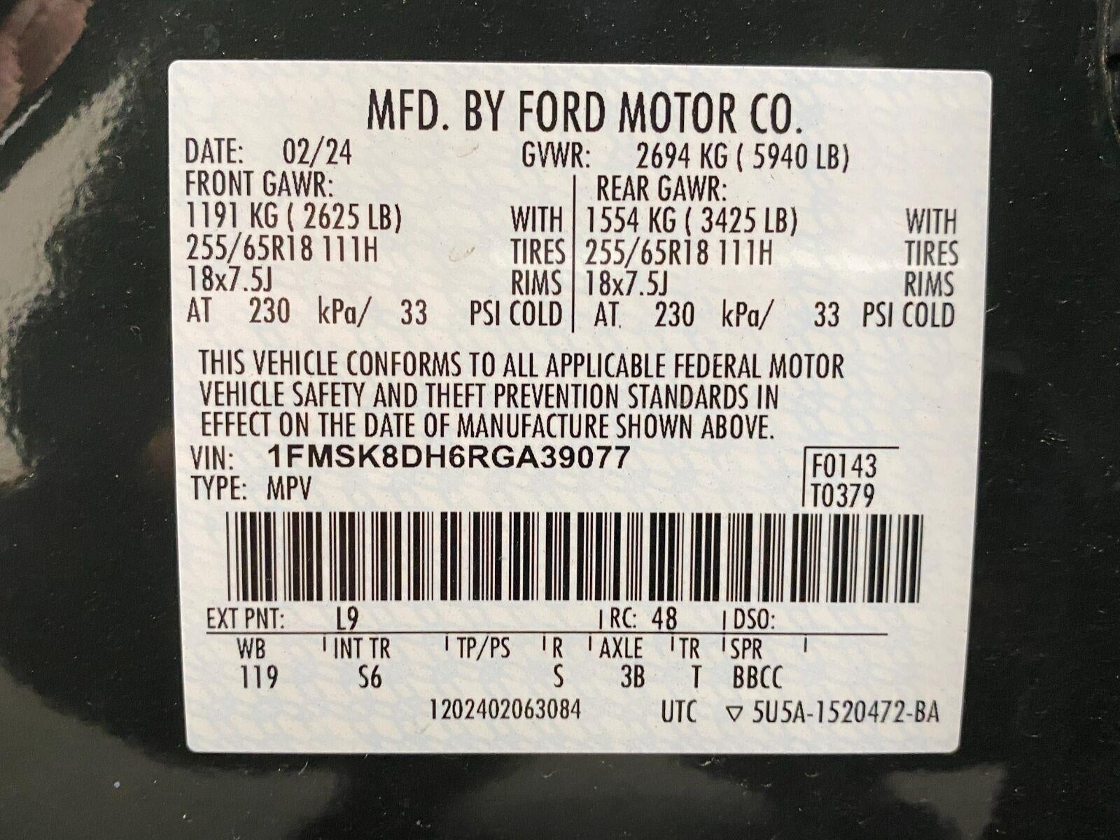 2024 Ford Explorer XLT 4WD
