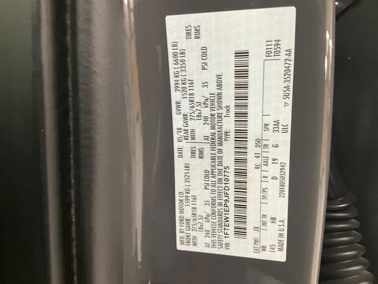 2018 Ford F-150 XLT 4WD SuperCrew 5.5' Box