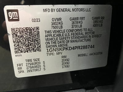 2023 Chevrolet Tahoe 4WD 4dr Z71