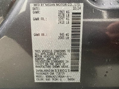2025 Nissan Altima SV FWD