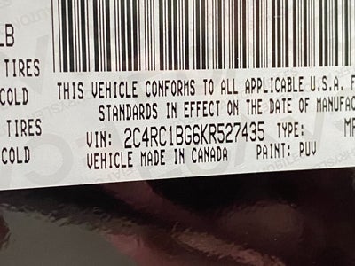 2019 Chrysler Pacifica Touring L FWD