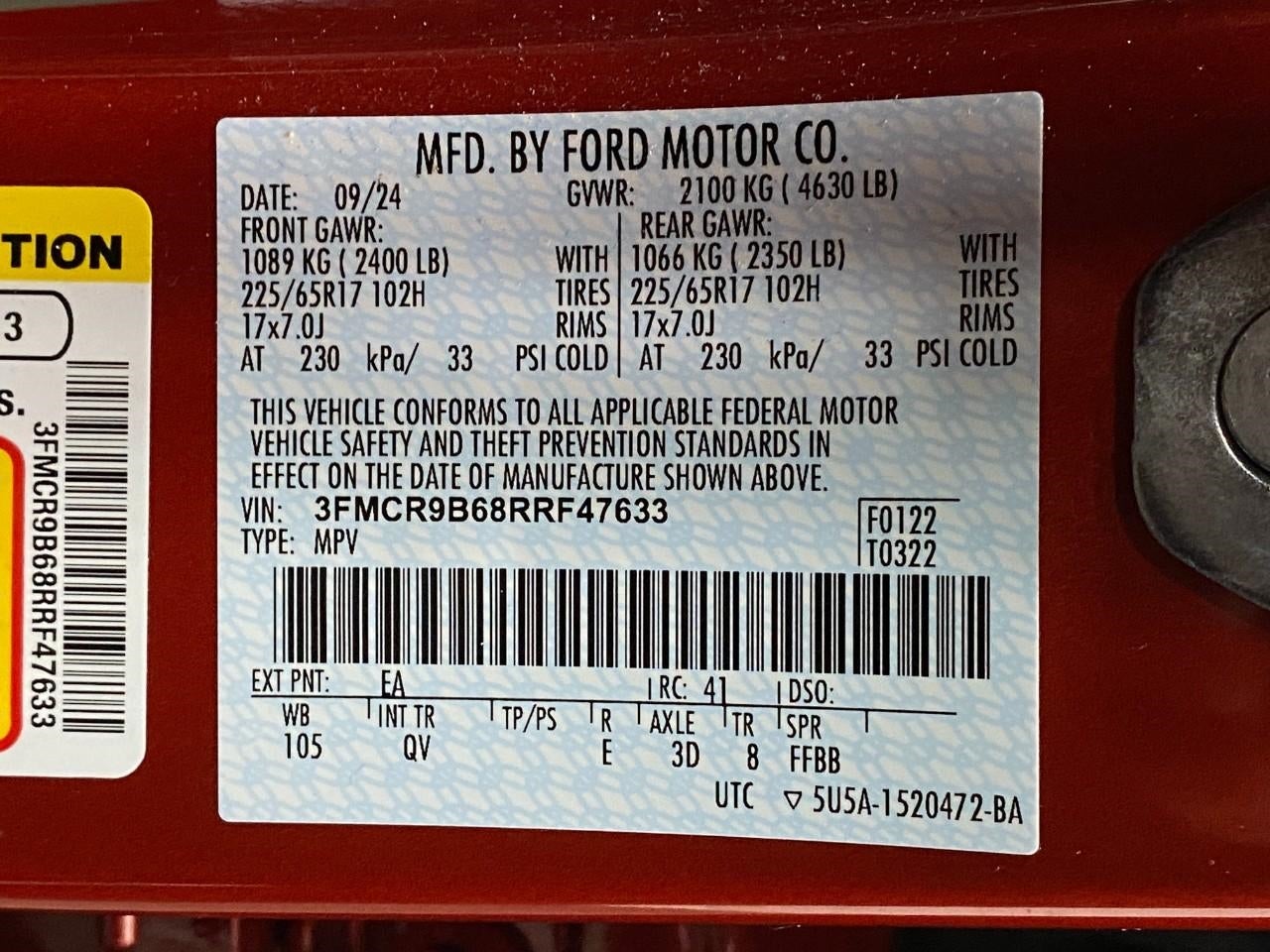 2024 Ford Bronco Sport Big Bend 4x4