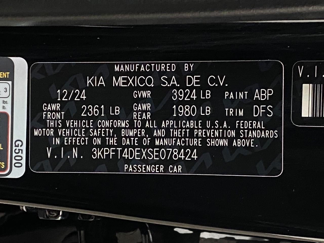 2025 Kia K4 LXS FWD