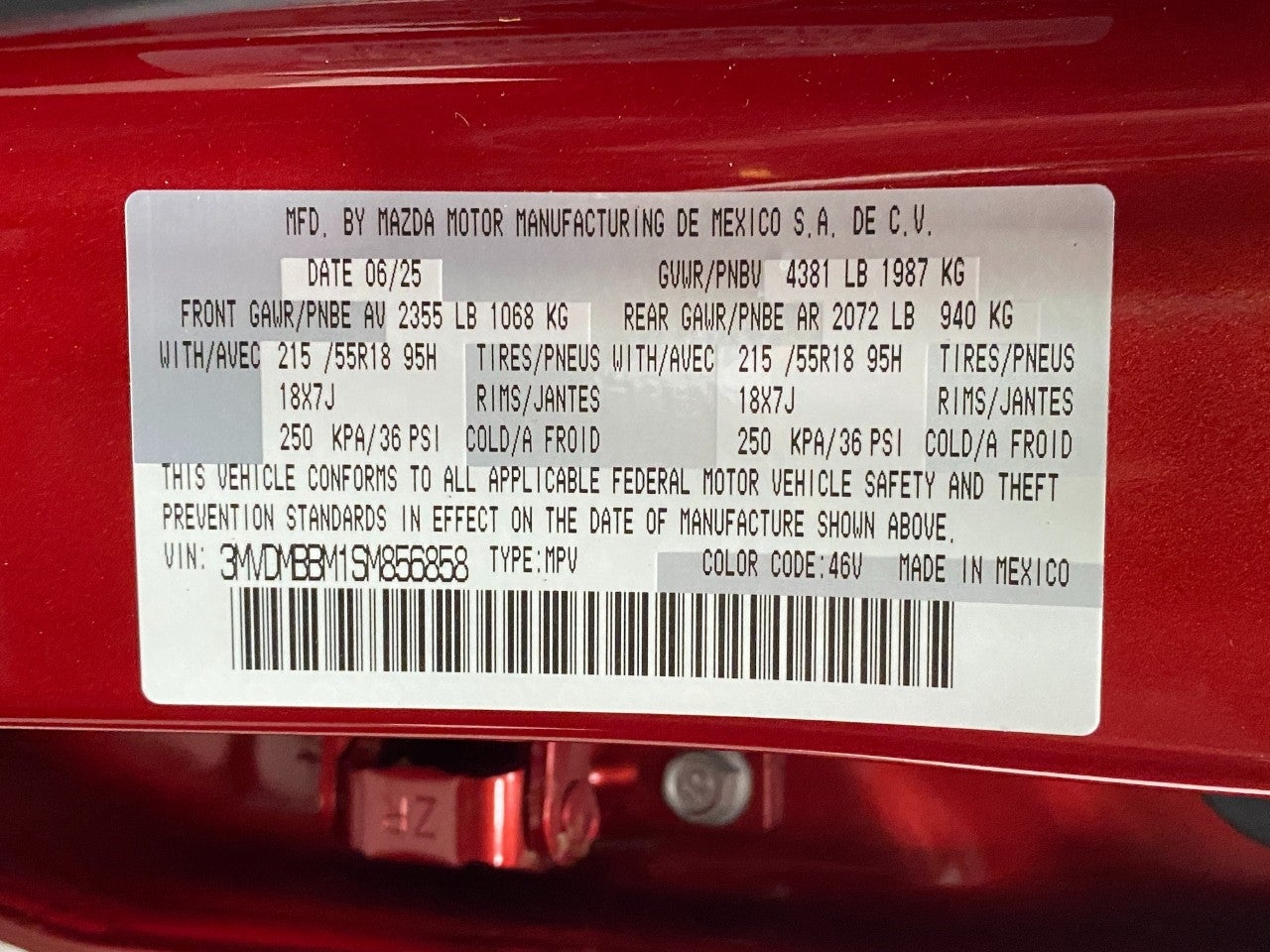 2025 Mazda Mazda CX-30 2.5 S Select Sport AWD