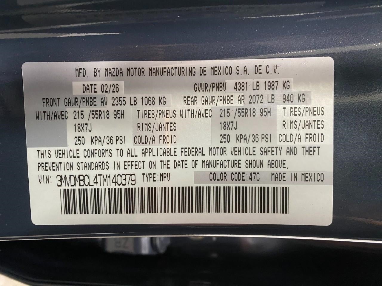 2026 Mazda Mazda CX-30 2.5 S Carbon Edition AWD