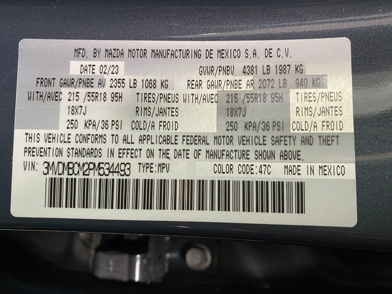 2023 Mazda Mazda CX-30 SPORT UTILITY