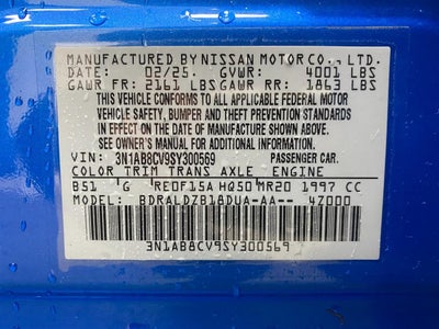 2025 Nissan Sentra SV CVT