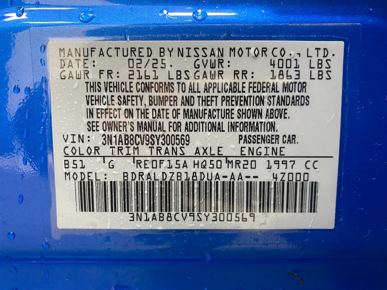 2025 Nissan Sentra SV CVT