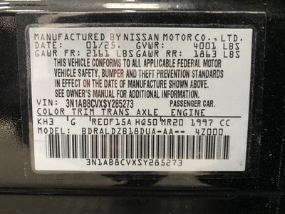 2025 Nissan Sentra SV CVT