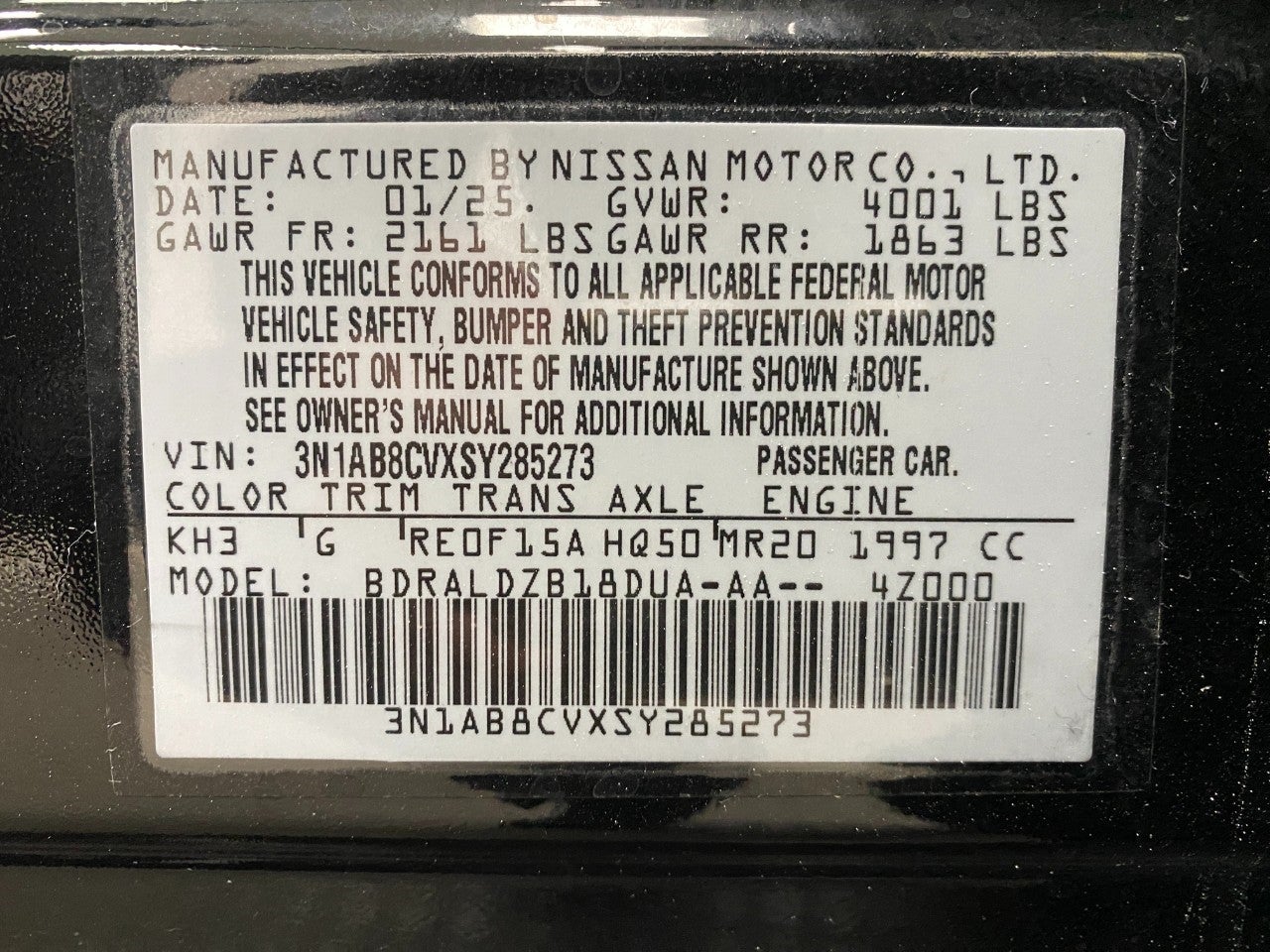 2025 Nissan Sentra SV CVT