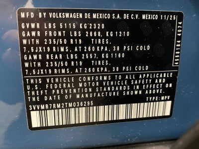 2026 Volkswagen Tiguan SE 4MOTION