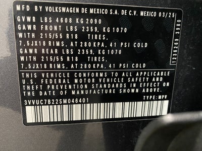 2025 Volkswagen Taos SE 4MOTION