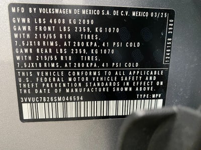2025 Volkswagen Taos SE 4MOTION