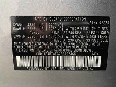 2025 Subaru Outback Premium AWD