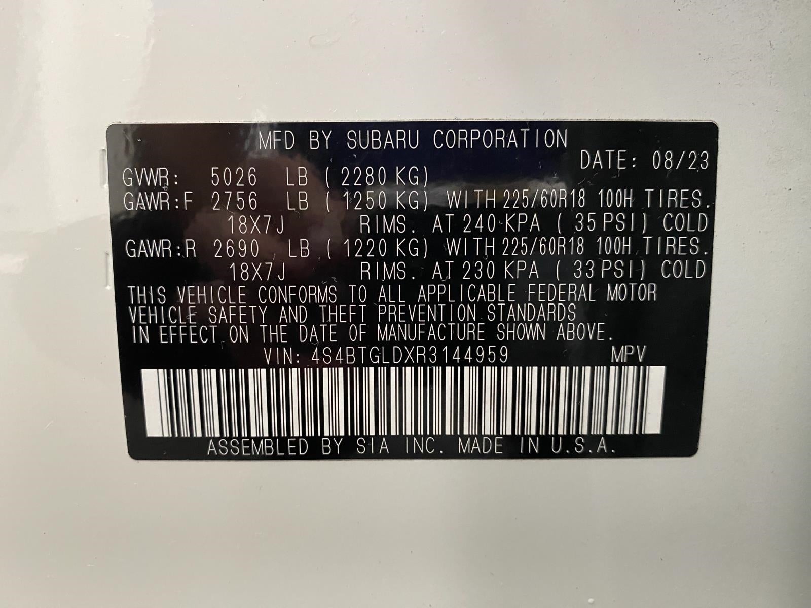 2024 Subaru Outback Onyx Edition XT AWD