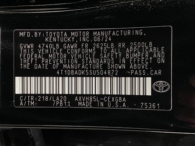 2025 Toyota Camry XLE AWD