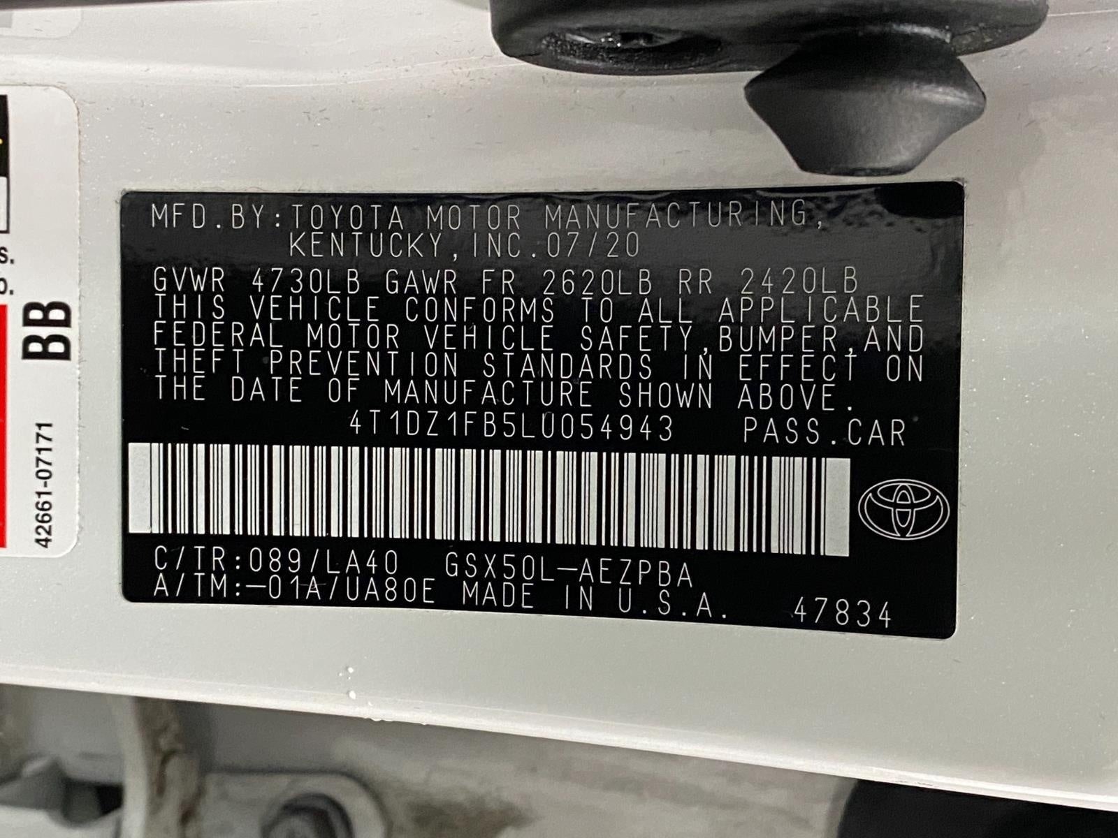 2020 Toyota Avalon Limited