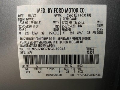 2022 Lincoln Aviator Reserve AWD