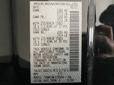 2025 Nissan Rogue AWD SV