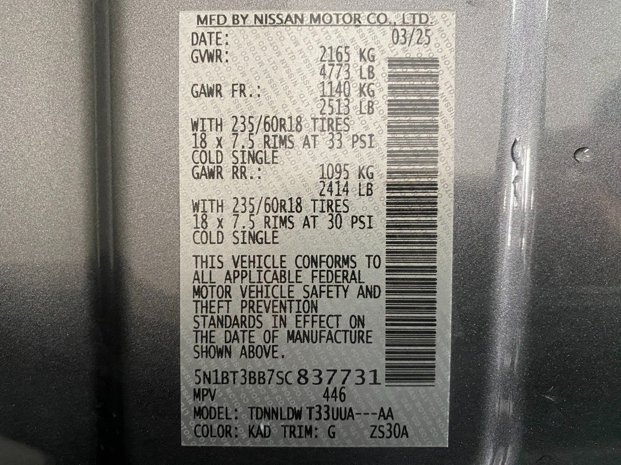 2025 Nissan Rogue AWD SV