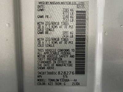 2025 Nissan Rogue AWD SV