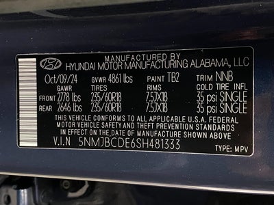 2025 Hyundai Tucson SEL AWD