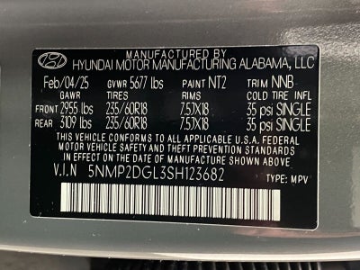2025 Hyundai Santa Fe SEL AWD