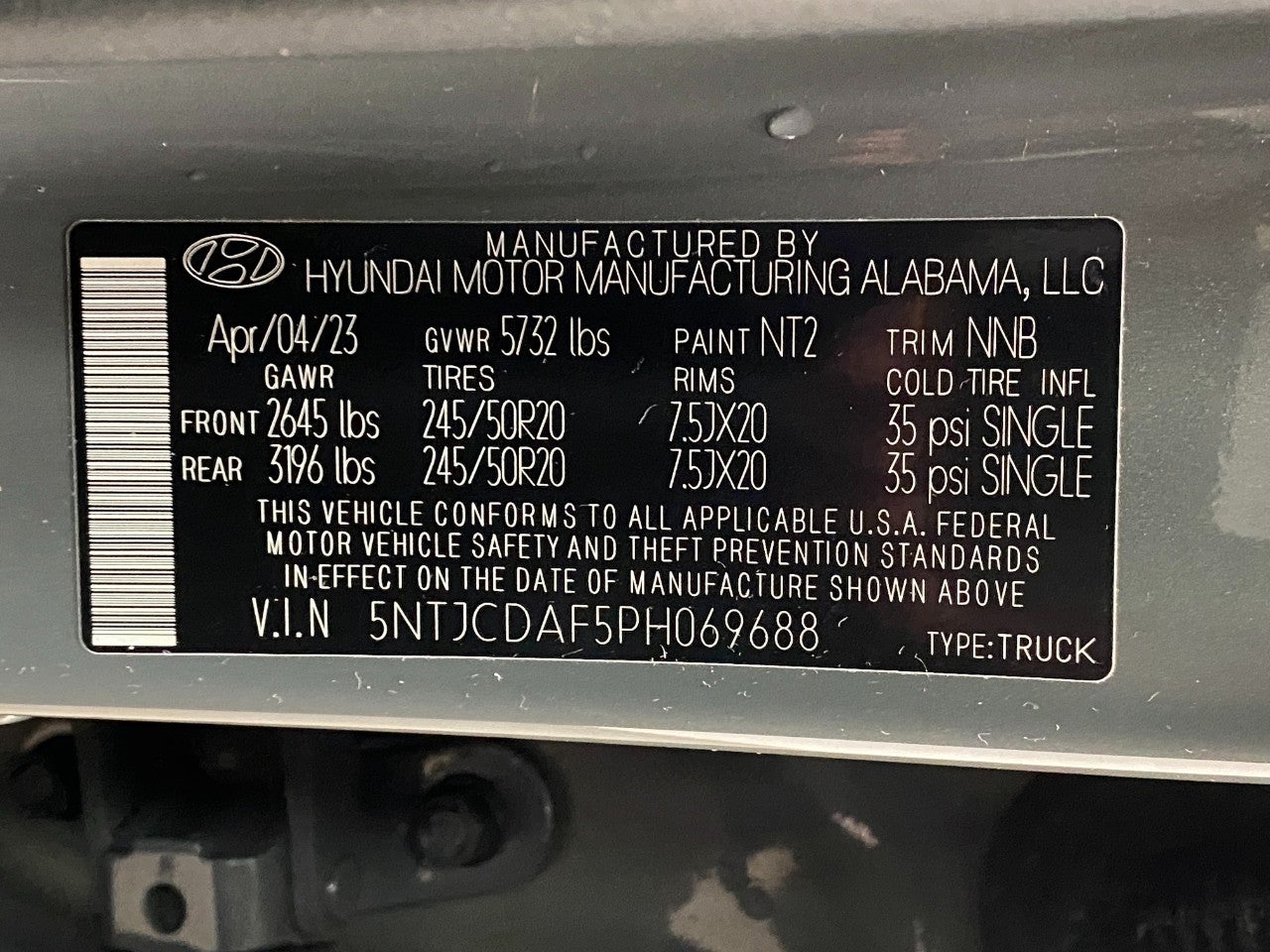 2023 Hyundai Santa Cruz NIGHT AWD