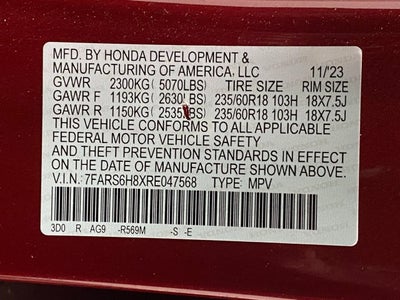 2024 Honda CR-V Hybrid Sport-L AWD