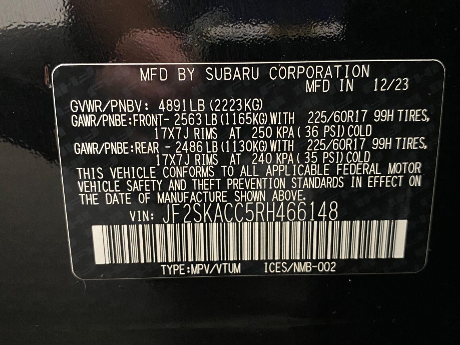 2024 Subaru Forester Premium AWD
