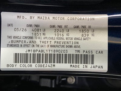 2026 Mazda Mazda3 Sedan 2.5 S Select Sport