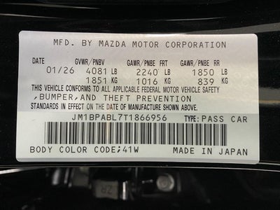 2026 Mazda Mazda3 Sedan 2.5 S Select Sport