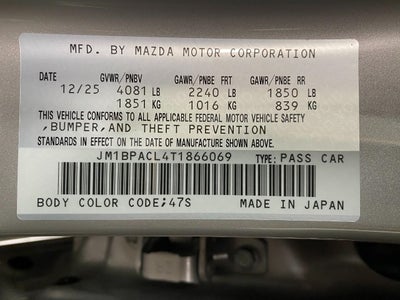 2026 Mazda Mazda3 Sedan 2.5 S Preferred