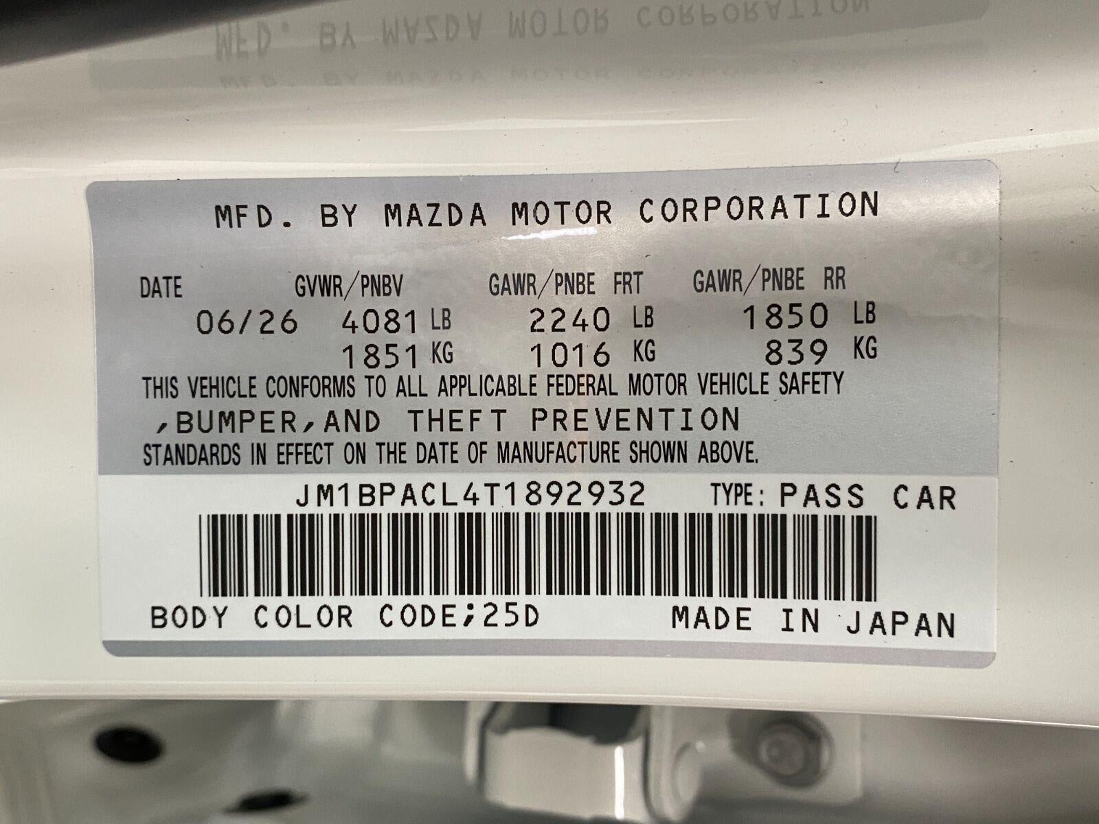 2026 Mazda Mazda3 Sedan 2.5 S Preferred