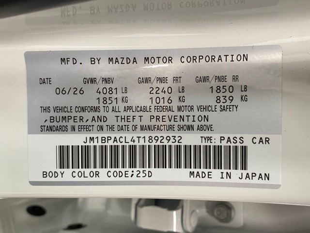 2026 Mazda Mazda3 Sedan 2.5 S Preferred