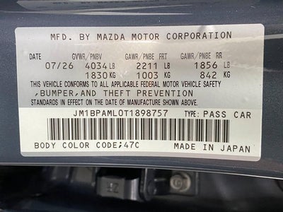 2026 Mazda Mazda3 Hatchback 2.5 S Premium