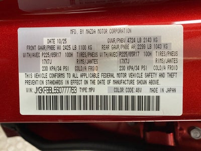 2025 Mazda Mazda CX-5 2.5 S Select AWD