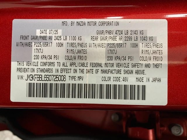 2025 Mazda Mazda CX-5 2.5 S Select AWD