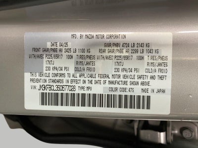 2025 Mazda Mazda CX-5 2.5 S Preferred Package AWD