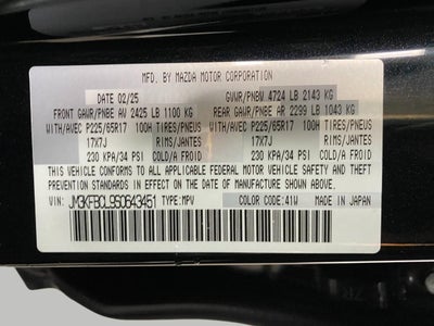 2025 Mazda Mazda CX-5 SPORT UTILITY