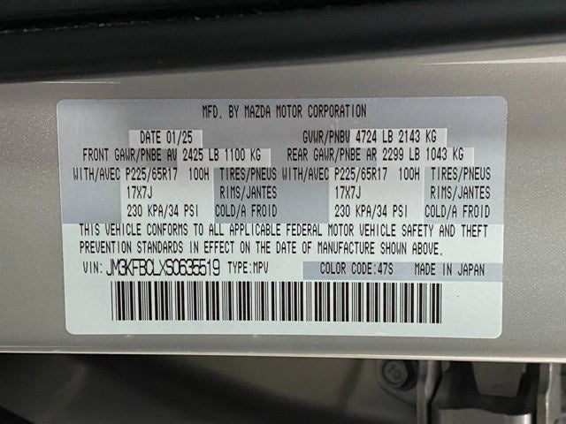 2025 Mazda Mazda CX-5 SPORT UTILITY