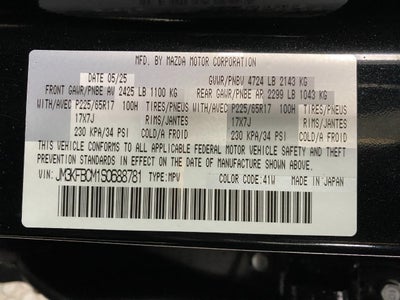 2025 Mazda Mazda CX-5 SPORT UTILITY