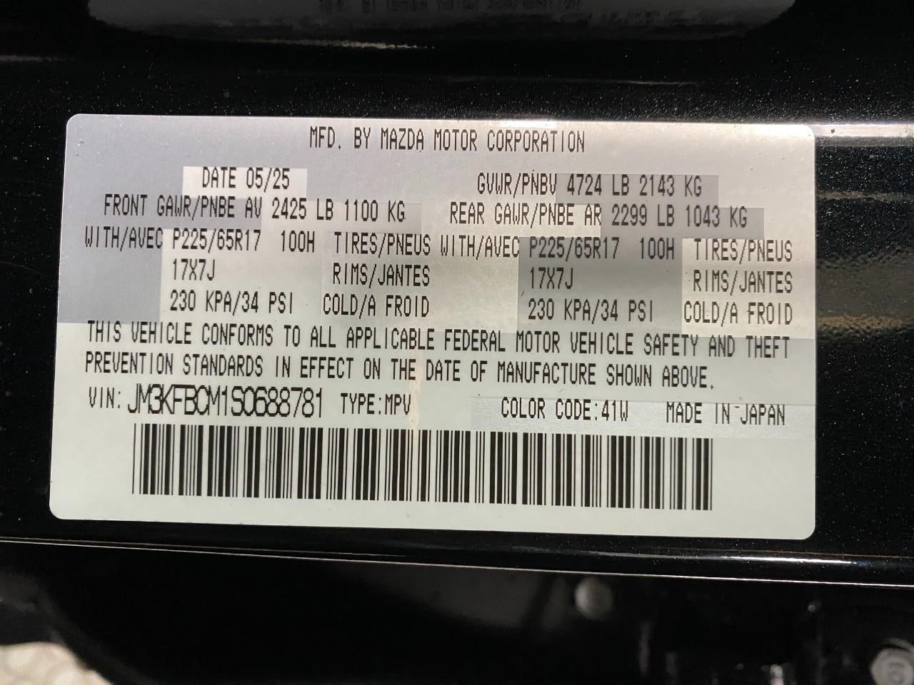 2025 Mazda Mazda CX-5 SPORT UTILITY