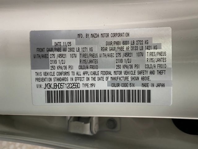 2026 Mazda Mazda CX-70 3.3 Turbo Preferred AWD