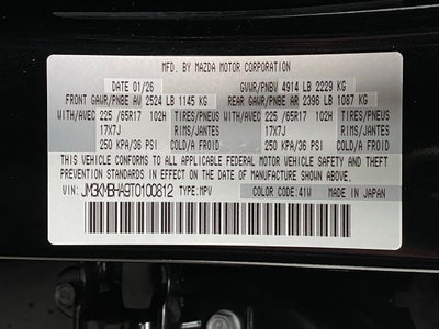 2026 Mazda Mazda CX-5 2.5 S Select AWD