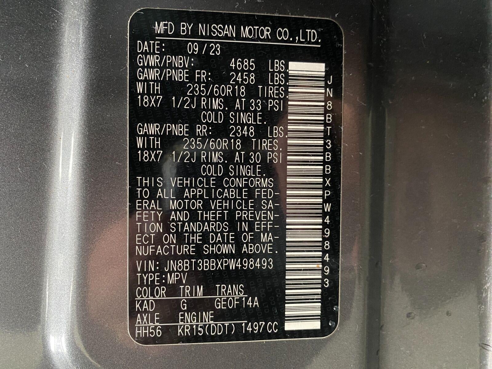 2023 Nissan Rogue AWD SV