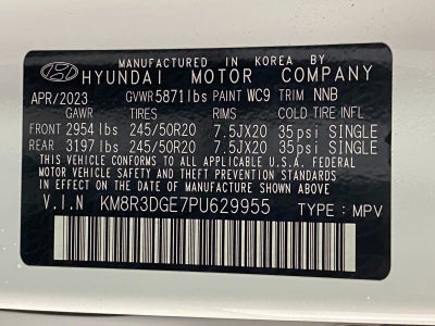 2023 Hyundai Palisade XRT AWD