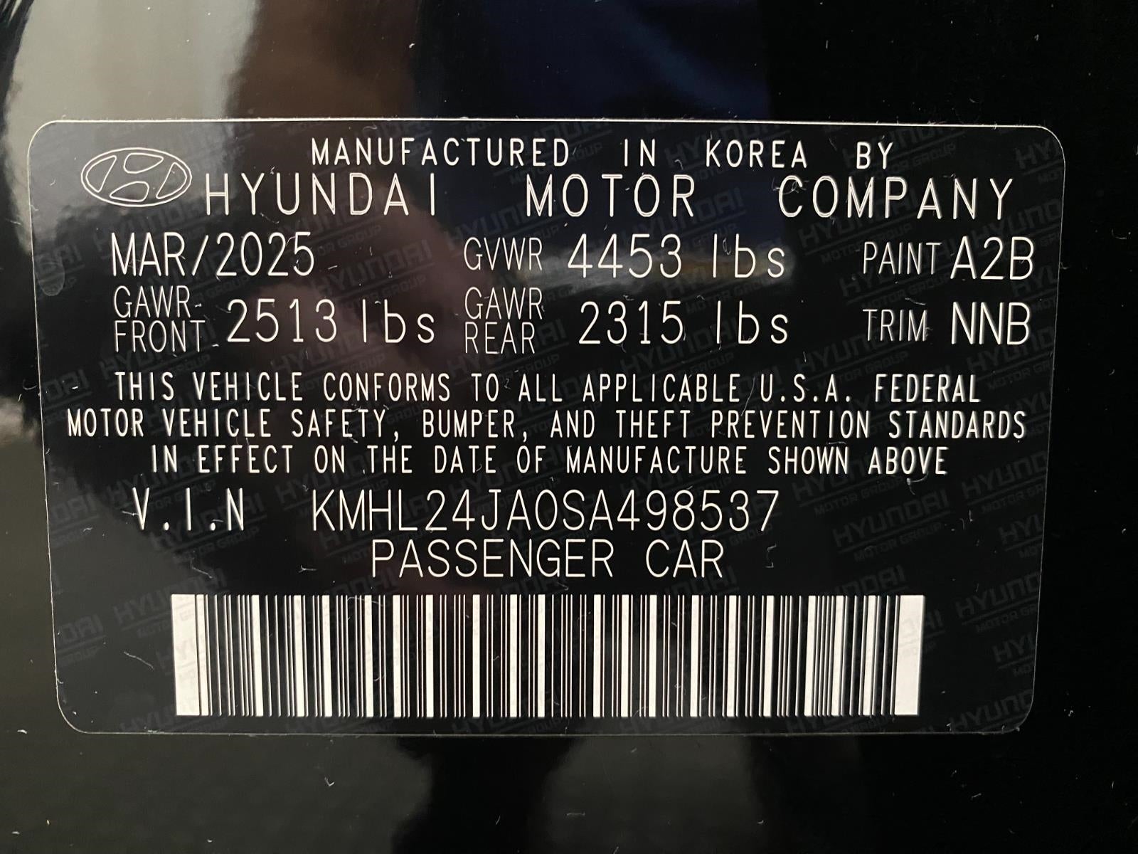 2025 Hyundai Sonata SE FWD