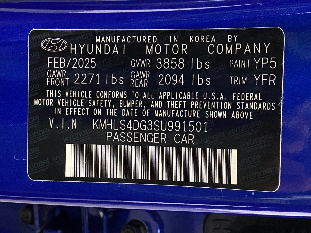 2025 Hyundai ELANTRA SEDAN